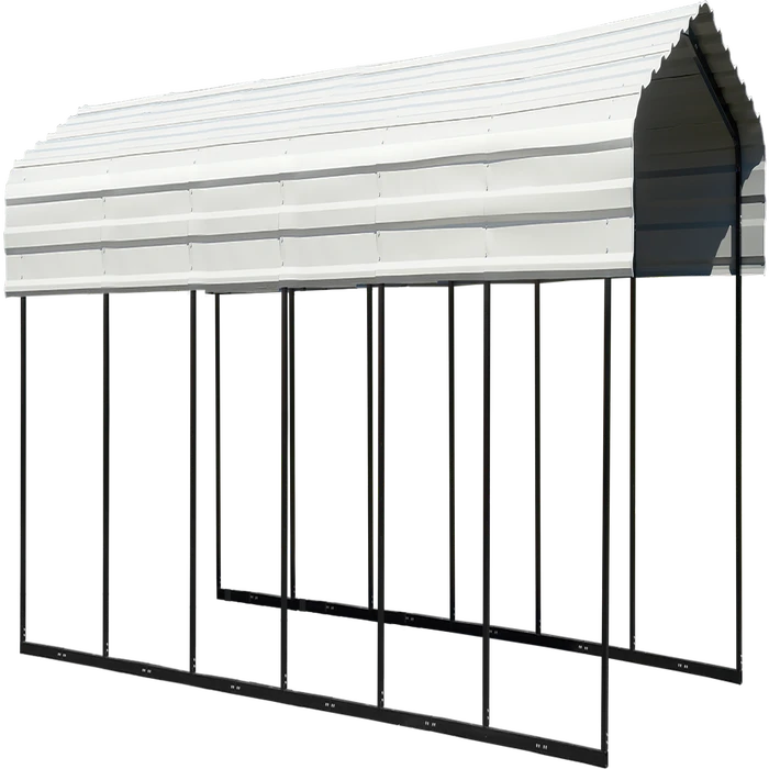 Arrow Carport, 10 Ft. X 29 Ft. X 7 Ft. Eggshell 1 Arrow Carport, 10 Ft. X 29 Ft. X 7 Ft. Eggshell