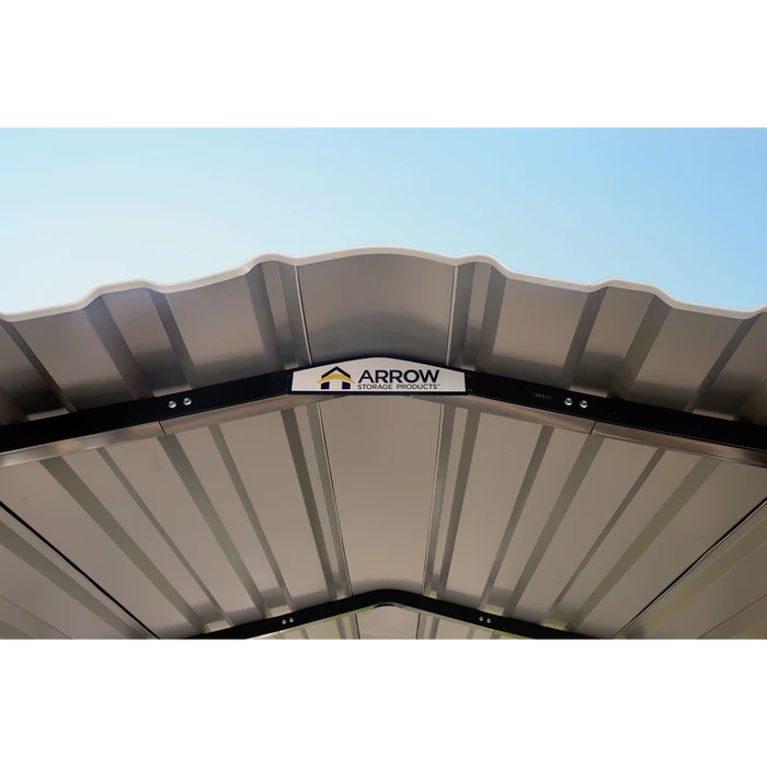 Arrow Carport, 12 Ft. X 24 Ft. X 7 Ft. Eggshell 4 Arrow Carport, 12 Ft. X 24 Ft. X 7 Ft. Eggshell - Image 4