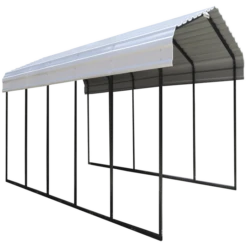 Arrow Carport, 12 Ft. X 29 Ft. X 7 Ft. Eggshell