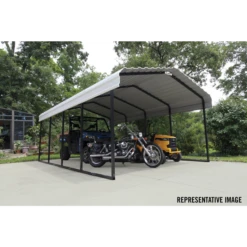 Arrow Carport, 12 Ft. X 29 Ft. X 7 Ft. Eggshell 24 Arrow Carport, 12 Ft. X 29 Ft. X 7 Ft. Eggshell -ShelterLogic || Arrow Shop cph122907 6