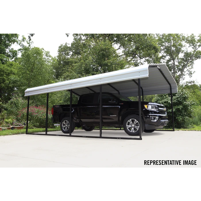 Arrow Carport, 12 Ft. X 29 Ft. X 7 Ft. Eggshell 13 Arrow Carport, 12 Ft. X 29 Ft. X 7 Ft. Eggshell - Image 13
