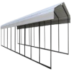 Arrow Carport, 12 Ft. X 42 Ft. X 7 Ft. Eggshell