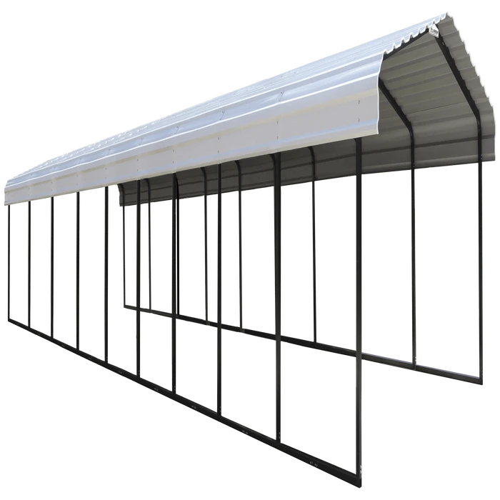 Arrow Carport, 12 Ft. X 42 Ft. X 7 Ft. Eggshell 1 Arrow Carport, 12 Ft. X 42 Ft. X 7 Ft. Eggshell