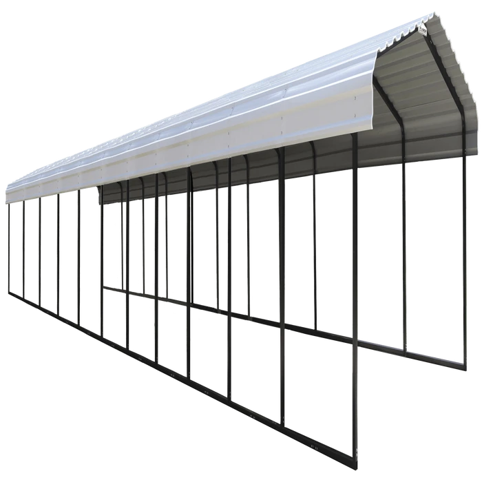 Arrow Carport, 12 Ft. X 51 Ft. X 7 Ft. Eggshell 1 Arrow Carport, 12 Ft. X 51 Ft. X 7 Ft. Eggshell