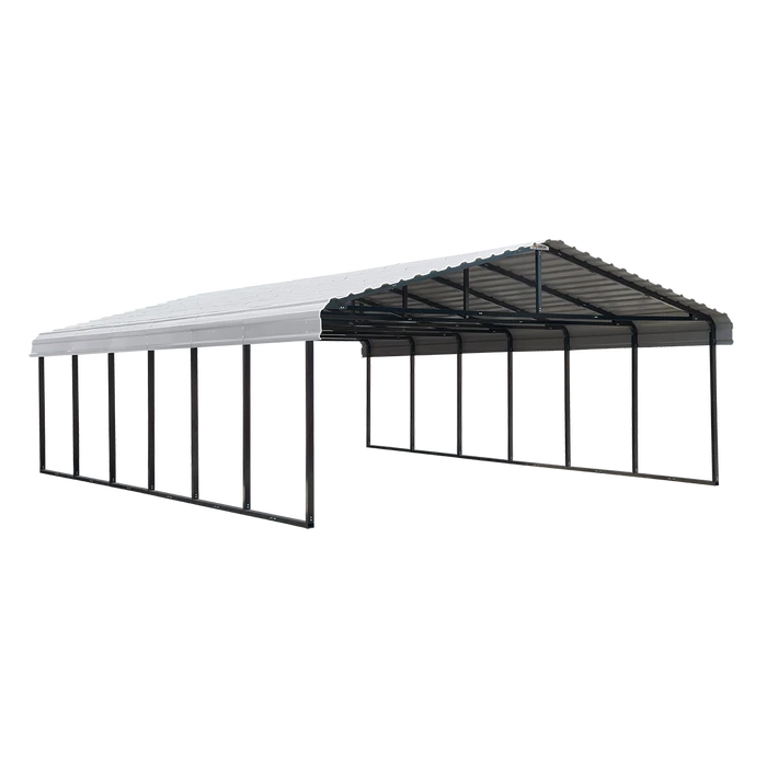 Arrow Carport, 20 Ft. X 29 Ft. X 7 Ft. Eggshell 1 Arrow Carport, 20 Ft. X 29 Ft. X 7 Ft. Eggshell