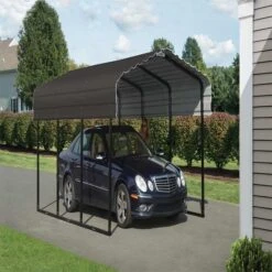 Arrow Carport, 10 Ft. X 15 Ft. X 7 Ft. Charcoal 18 Arrow Carport, 10 Ft. X 15 Ft. X 7 Ft. Charcoal -ShelterLogic || Arrow Shop cphc101507 image 01