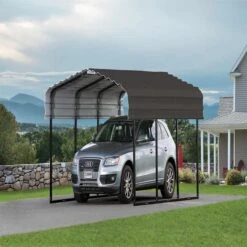Arrow Carport, 10 Ft. X 15 Ft. X 7 Ft. Charcoal 17 Arrow Carport, 10 Ft. X 15 Ft. X 7 Ft. Charcoal -ShelterLogic || Arrow Shop cphc101507 image 02