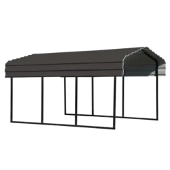 Arrow Carport, 10 Ft. X 15 Ft. X 7 Ft. Charcoal