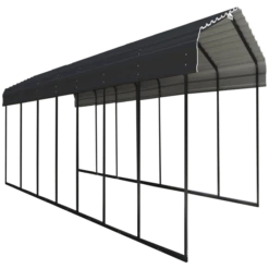 Arrow Carport, 12 Ft. X 33 Ft. X 7 Ft. Charcoal