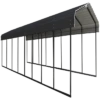 Arrow Carport, 12 Ft. X 38 Ft. X 7 Ft. Charcoal