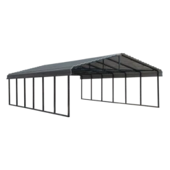 Arrow Carport, 20 Ft. X 29 Ft. X 7 Ft. Charcoal