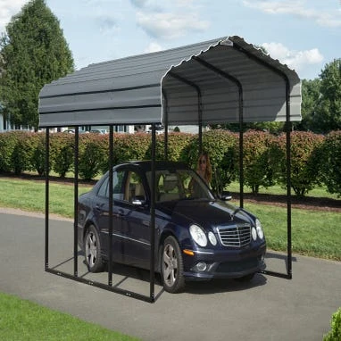 Arrow Carport 10x15x09 Charcoal BKP 11 Arrow Carport 10x15x09 Charcoal BKP - Image 11