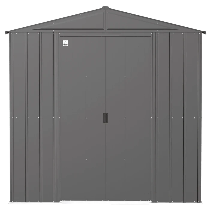 Arrow Classic Steel Storage Shed, 10X7, Charcoal 2 Arrow Classic Steel Storage Shed, 10X7, Charcoal - Image 2
