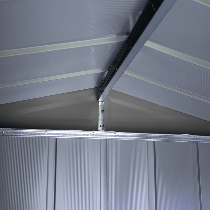 Arrow Classic Steel Storage Shed, 10X7, Charcoal 7 Arrow Classic Steel Storage Shed, 10X7, Charcoal - Image 7