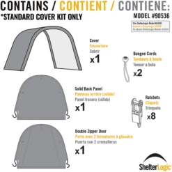 ShelterLogic Replacement Cover Kit For The AutoShelter RoundTop® 15 ShelterLogic Replacement Cover Kit For The AutoShelter RoundTop® -ShelterLogic || Arrow Shop cvrasrd 10x15x8 7 1