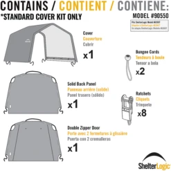 ShelterLogic Replacement Cover For The Garage-in-a-Box® -ShelterLogic || Arrow Shop cvrgibpk 12x16x8 7 1