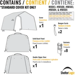 ShelterLogic Replacement Cover Kit For The Shed-in-a-Box® 15 ShelterLogic Replacement Cover Kit For The Shed-in-a-Box® -ShelterLogic || Arrow Shop cvrsib 6x6x6 7 1