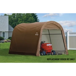 ShelterLogic Replacement Cover Kit For The Shed-in-a-Box RoundTop® 23 ShelterLogic Replacement Cover Kit For The Shed-in-a-Box RoundTop® -ShelterLogic || Arrow Shop cvrsibrd 10x10x8 9 1