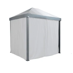 Sojag White Curtain For Monteserra Gazebo, 10 Ft. X 12 Ft., Poly