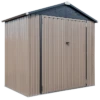 Arrow Cover-IT 6x4 Ft. Grey Metal Shed