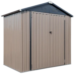 Arrow Cover-IT 6x4 Ft. Grey Metal Shed