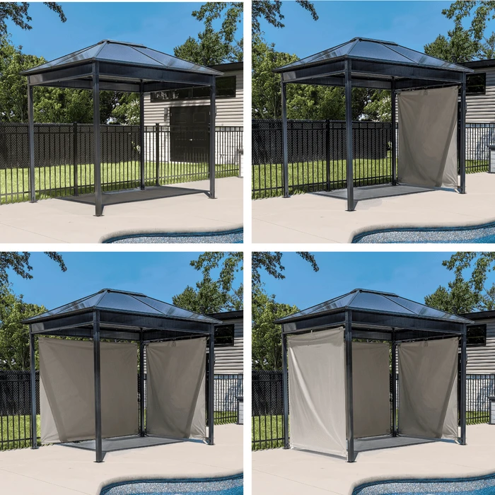 Sojag Danxia Cream 7 Ft. X 9 Ft. Gazebo 12 Sojag Danxia Cream 7 Ft. X 9 Ft. Gazebo - Image 12