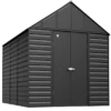 Arrow Select Steel Storage Shed, 12x17, Charcoal