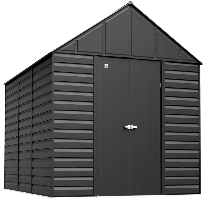 Arrow Select Steel Storage Shed, 12x17, Charcoal 1 Arrow Select Steel Storage Shed, 12x17, Charcoal