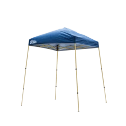 Quik Shade Solo Steel Blue And Gold 10x10 Ft. Slant Leg Pop-up Canopy