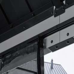 Lena Black Spun Polyester Curtains 12 Ft. X 12 Ft. -ShelterLogic || Arrow Shop dedwk3lltjhj1scn71kk