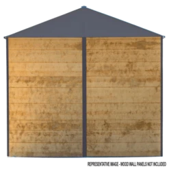 Ironwood Steel Hybrid Shed Kit 10 X 2 Ft. Galvanized Anthracite 7 Ironwood Steel Hybrid Shed Kit 10 X 2 Ft. Galvanized Anthracite -ShelterLogic || Arrow Shop dgilspe2rdnxvvnq6sfn