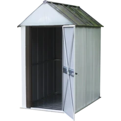 Designer™ Series Metro Steel Storage Shed, 4 Ft. X 6 Ft. -ShelterLogic || Arrow Shop dsm46 1