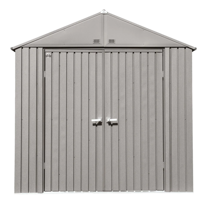 Arrow Elite Shed 8x6 Ft. Cool Grey Metal Shed 3 Arrow Elite Shed 8x6 Ft. Cool Grey Metal Shed - Image 3