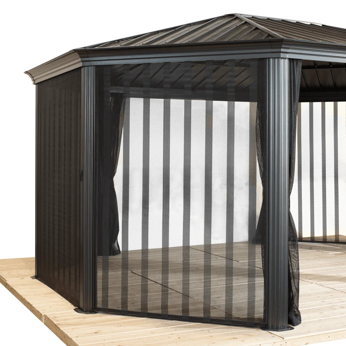 Mosquito Netting, Complete Kit For The Komodo 12' X 18' Gazebo 3 Mosquito Netting, Complete Kit For The Komodo 12' X 18' Gazebo - Image 3