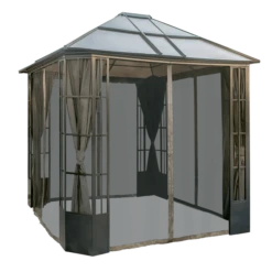 Sojag Savino 10 Ft. X 12 Ft. Gazebo -ShelterLogic || Arrow Shop e1hzczbt6gd2oeqz6aia
