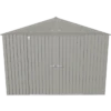 Arrow Elite Steel Storage Shed, 10x8, Cool Grey