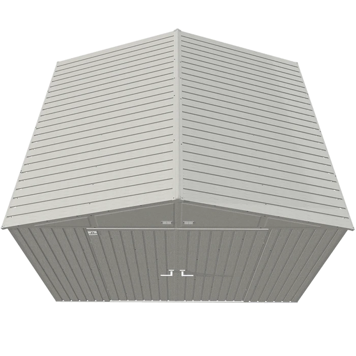 Arrow Elite Steel Storage Shed, 10x8, Cool Grey 5 Arrow Elite Steel Storage Shed, 10x8, Cool Grey - Image 5