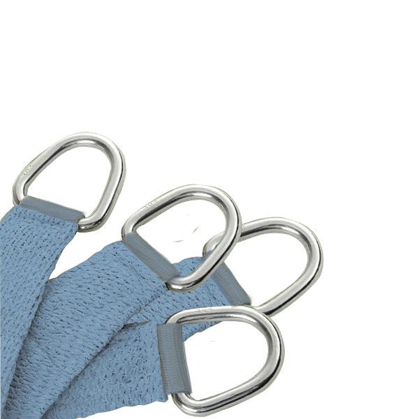 16 Ft Square Blue Shade Sail 2 16 Ft Square Blue Shade Sail - Image 2