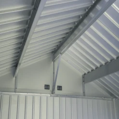 Arrow Elite Steel Storage Shed, 14x14, Galvalume -ShelterLogic || Arrow Shop ekj9ihgtpjckfx2z8eop 3