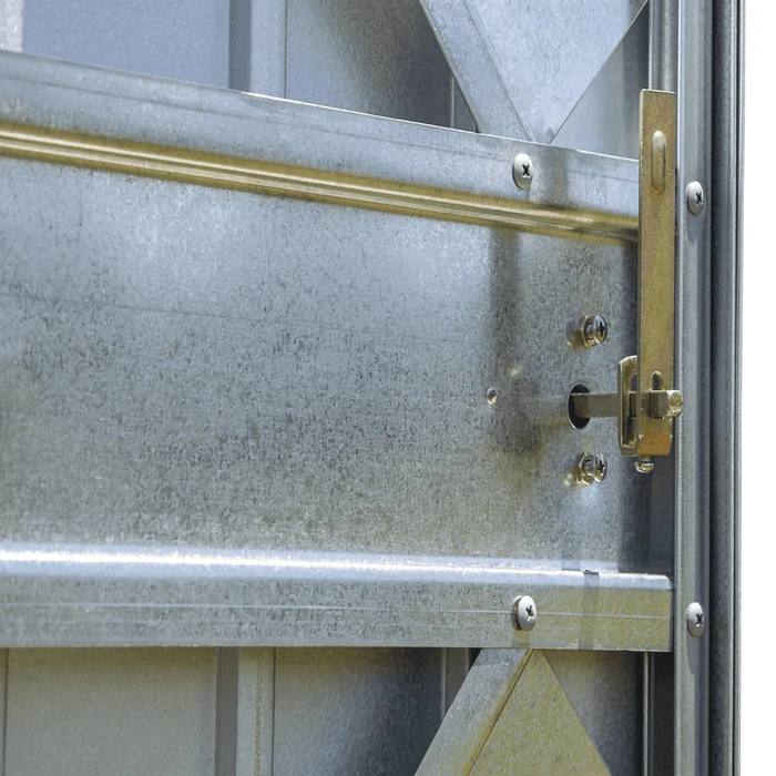 Arrow Elite Shed 8x6 Ft. Cool Grey Metal Shed 12 Arrow Elite Shed 8x6 Ft. Cool Grey Metal Shed - Image 12