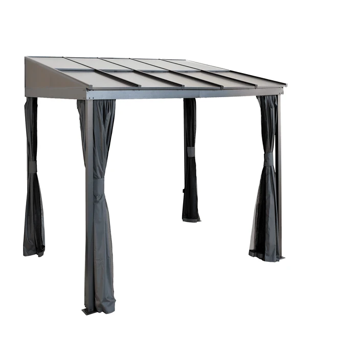 Sojag Pompano 10 Ft. X 12 Ft. Wall Gazebo 2 Sojag Pompano 10 Ft. X 12 Ft. Wall Gazebo - Image 2