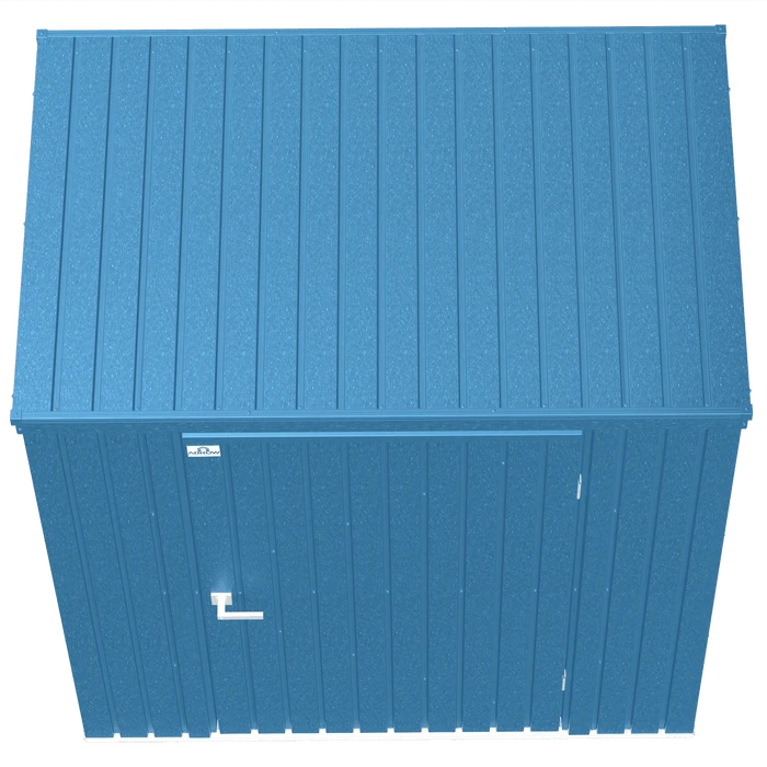 Arrow Elite Steel Storage Shed, 6x4, Blue Grey 3 Arrow Elite Steel Storage Shed, 6x4, Blue Grey - Image 3