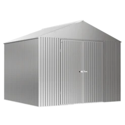 Arrow Elite Steel Storage Shed, 14x12, Galvalume