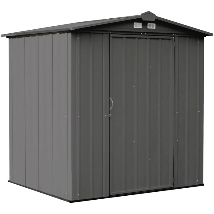 EZEE Shed® Steel Storage Shed, 6 Ft. X 5 Ft. Charcoal 1 EZEE Shed® Steel Storage Shed, 6 Ft. X 5 Ft. Charcoal
