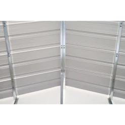 EZEE Shed® Steel Storage Shed, 8 Ft. X 7 Ft. Charcoal With Cream Trim 16 EZEE Shed® Steel Storage Shed, 8 Ft. X 7 Ft. Charcoal With Cream Trim -ShelterLogic || Arrow Shop ez8772hvcccr 7