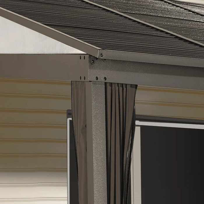 Sojag Portland 8 Ft. X 12 Ft. Wall Gazebo 2 Sojag Portland 8 Ft. X 12 Ft. Wall Gazebo - Image 2