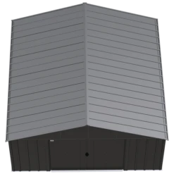 Arrow Classic Metal Shed, 12 X 14, Charcoal -ShelterLogic || Arrow Shop fce1gj071gyjtqs9orss