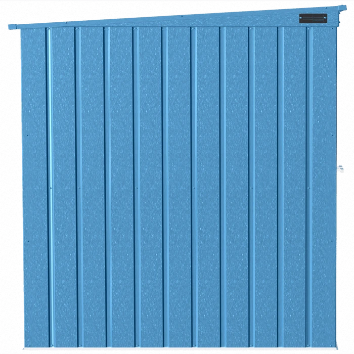 Arrow Elite Steel Storage Shed, 10x4, Blue Grey 4 Arrow Elite Steel Storage Shed, 10x4, Blue Grey - Image 4