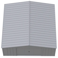 Arrow Classic Metal Shed, 14 X 17, Flute Grey -ShelterLogic || Arrow Shop ffw77bpjmwc4iusn0obd