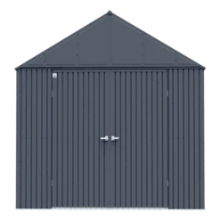 Arrow Elite Steel Storage Shed, 12x14, Anthracite -ShelterLogic || Arrow Shop figpblx4rnbbfdqbqtpg
